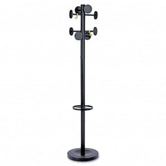 Alba - Coat Racks, Hooks & Shelving Type: Floor Rack Number of Hooks: 8 - Apex Tool & Supply