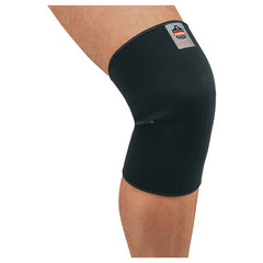 600 L Black Single Layer Neoprene Knee Sleeve - Apex Tool & Supply