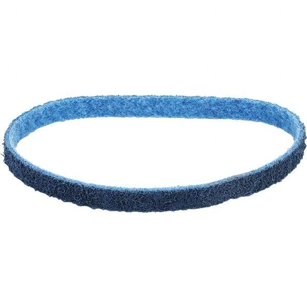 Dynabrade - 1/2" Wide x 18" OAL, Aluminum Oxide Abrasive Belt - Aluminum Oxide, Very Fine, Nonwoven, Cloth Backing, Wet/Dry - Apex Tool & Supply