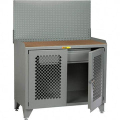 Little Giant - Stationary Workstations Type: Security Workstation Width (Inch): 36 - Apex Tool & Supply