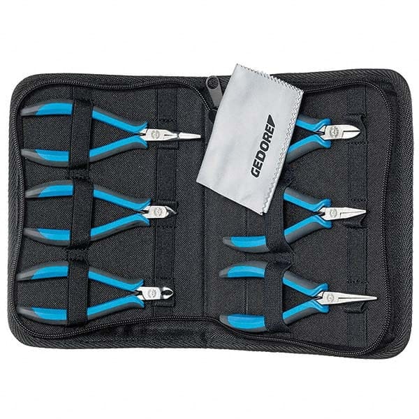 Gedore - Plier Sets Set Type: Electronics Pliers Number of Pieces: 6 - Apex Tool & Supply