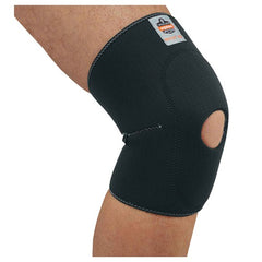 615 M Black Knee Sleeve W/ Open Patella/Anterior Pad - Apex Tool & Supply