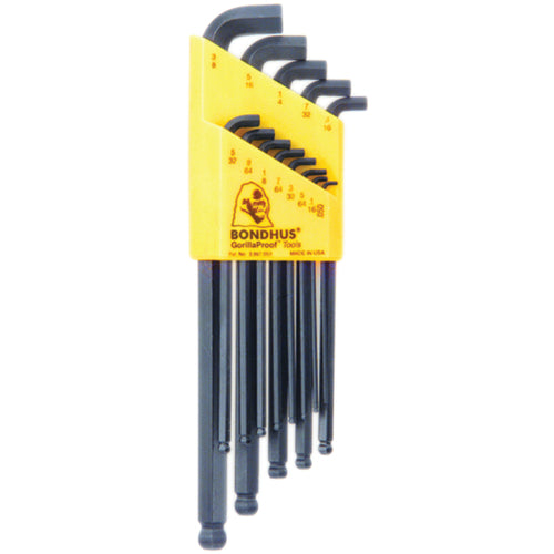10PC STUBBY BALL END L-WRENCH SET - Apex Tool & Supply