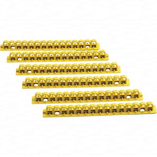 Brady - Pack of 6 Lockout Accessory Lock Rails - Apex Tool & Supply