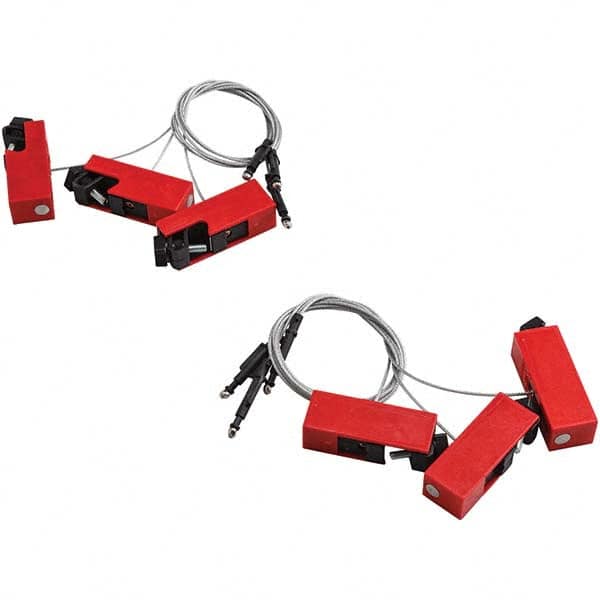 Brady - 1 6-Piece 1 Point Clamp On Cable Lockout - Apex Tool & Supply