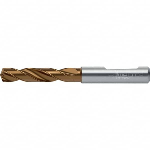 Walter-Titex - 11.55mm 140° Spiral Flute Solid Carbide Screw Machine Drill Bit - Apex Tool & Supply