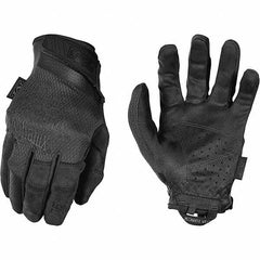 Mechanix Wear - Size L Work Gloves - For Work & Driver, Uncoated, Adjustable Closure Cuff, Full Fingered, Black, Paired - Apex Tool & Supply