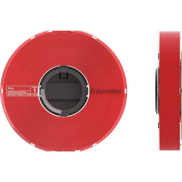 MakerBot - PLA-ABS Composite Spool - True Red, Use with MakerBot Method Performance 3D Printer - Apex Tool & Supply