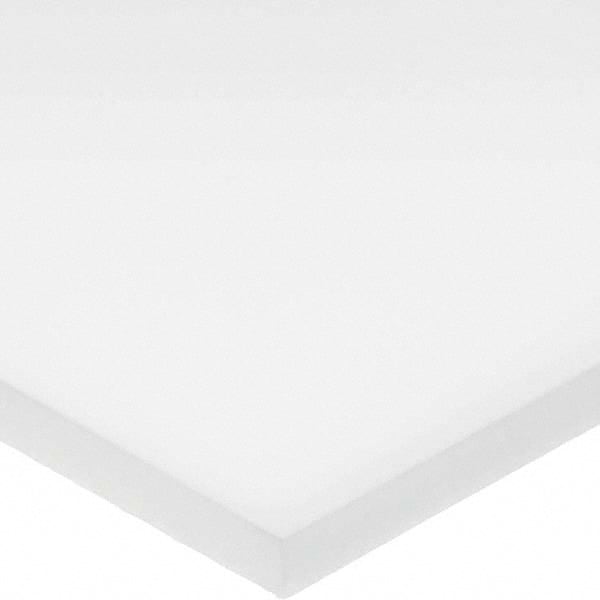 USA Sealing - 1' x 4" x 1" Opaque White HDPE Rectangular Bar - Apex Tool & Supply
