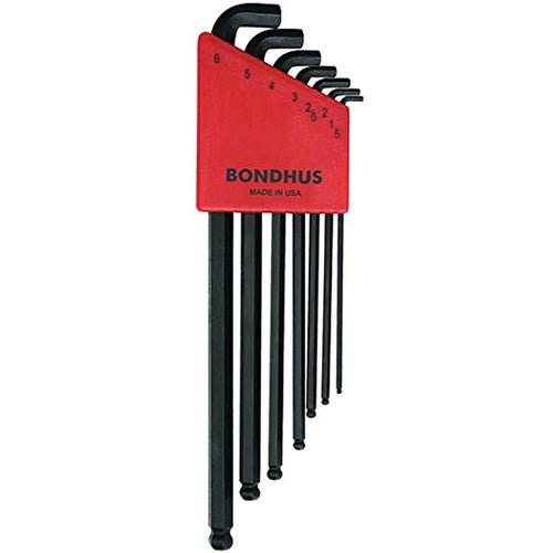 7PC STUBBY BALL END L-WRENCH SET - Apex Tool & Supply