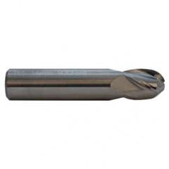 10mm TuffCut GP Stub Length 4 Fl Ball Nose Center Cutting End Mill - Apex Tool & Supply