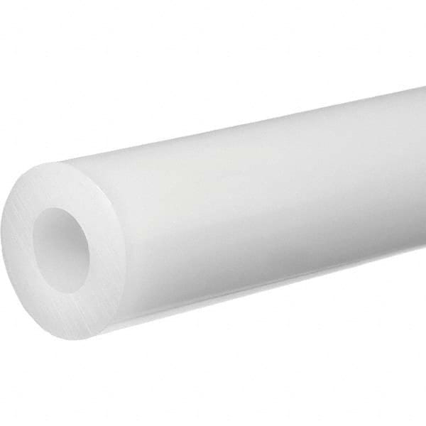 USA Sealing - 1/2" ID x 3/4" OD, 36" Long, White PTFE Round Tube - Apex Tool & Supply