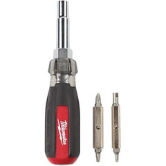Milwaukee Tool - Bit Screwdrivers Type: Multi-Bit Screwdriver Tip Type: Phillips ; Square; Slotted - Apex Tool & Supply