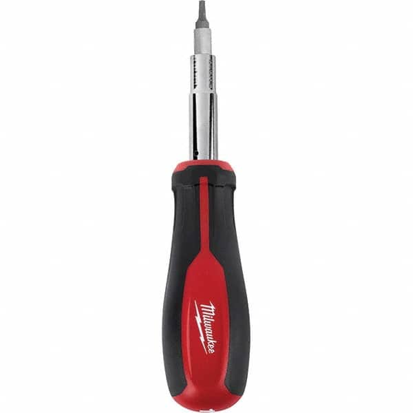 Milwaukee Tool - Bit Screwdrivers Type: 11-in-1 Screwdriver Tip Type: Nut Driver; Philips; Square; Torx - Apex Tool & Supply
