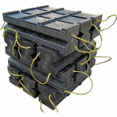 AME International - Cribbing Blocks & Sets Material: Recycled Plastic Height (Inch): 24 - Apex Tool & Supply