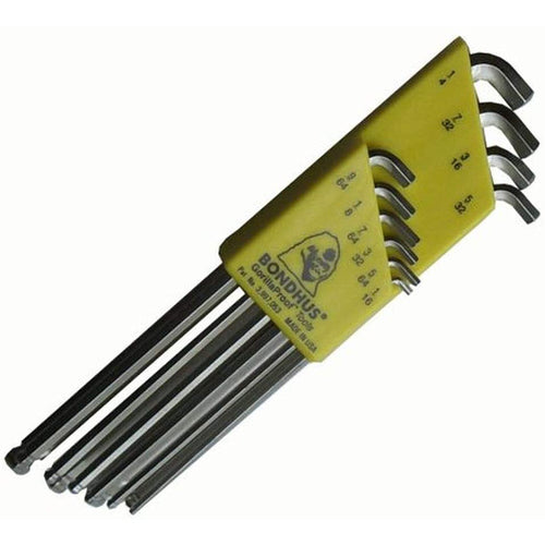 10PC STUBBY BALL END L-WRENCH SET - Apex Tool & Supply