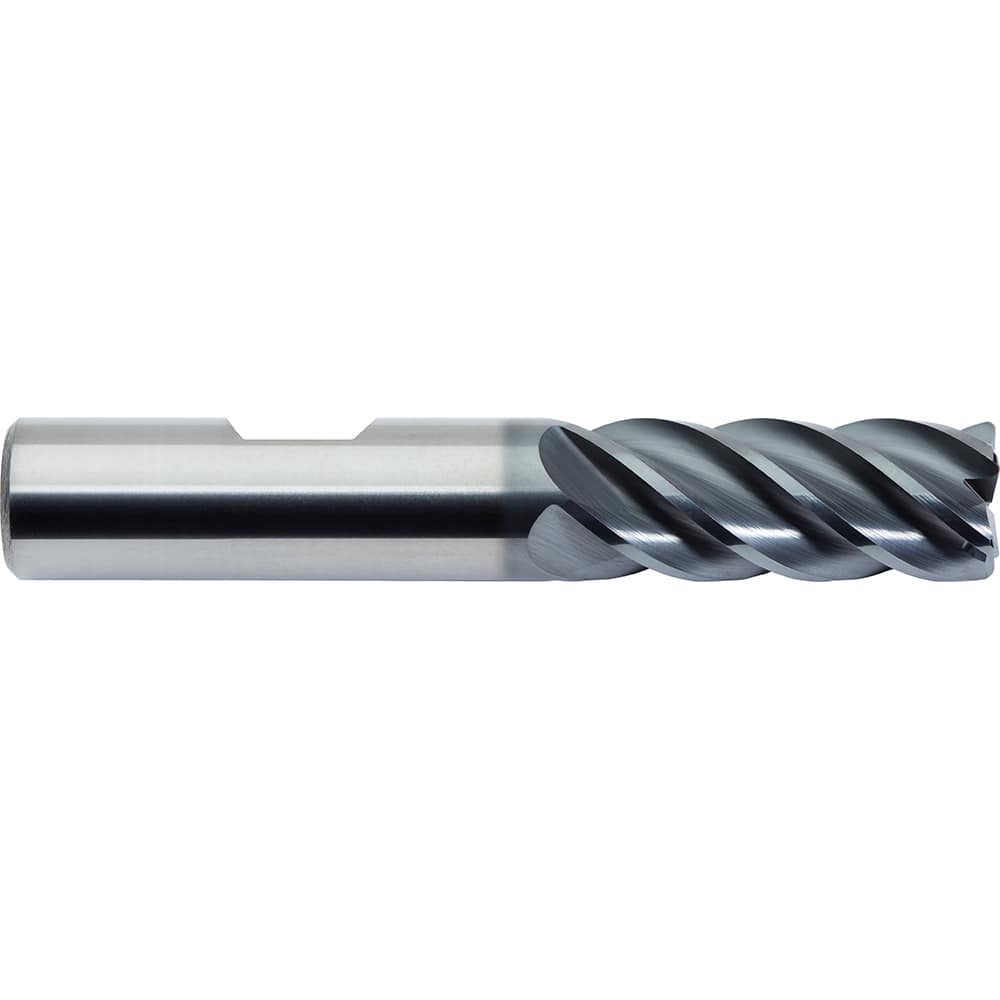 M.A. Ford - Corner Radius & Corner Chamfer End Mills; Mill Diameter (Inch): 5/8 ; Mill Diameter (Decimal Inch): 0.6250 ; End Type: Corner Radius ; Corner Radius (Inch): 0.19 ; Corner Radius (Decimal Inch): 0.19 ; Number of Flutes: 5 - Exact Industrial Supply