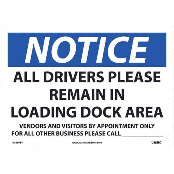 NMC - Safety & Facility Labels Message Type: Security & Admittance Header: NOTICE - Apex Tool & Supply