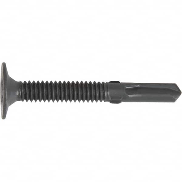 DeWALT Anchors & Fasteners - 1/4, Flat Head, Phillips Drive, 3" OAL, #4 Point, Self Drilling Screw - Apex Tool & Supply