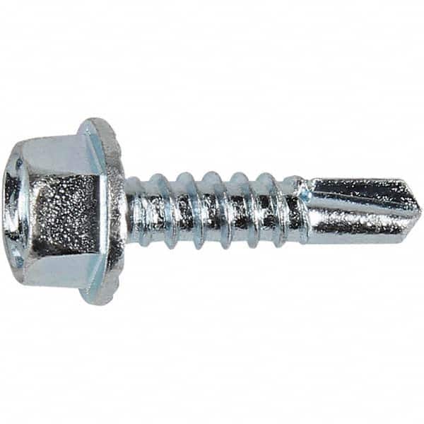 DeWALT Anchors & Fasteners - #10-16, Hex Washer Head, Hex Drive, 3/4" Length Under Head, #3 Point, Self Drilling Screw - Apex Tool & Supply