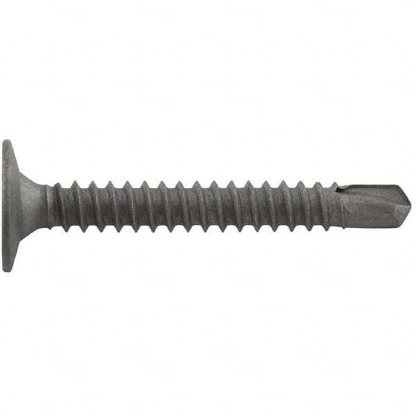 DeWALT Anchors & Fasteners - #10-16, Wafer Head, Phillips Drive, 1-1/2" Length Under Head, #3 Point, Self Drilling Screw - Apex Tool & Supply