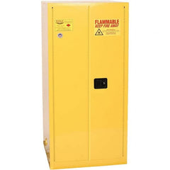 Eagle - Safety Cabinets Hazardous Chemical Type: Flammable and Combustible Liquids Color: Yellow - Apex Tool & Supply