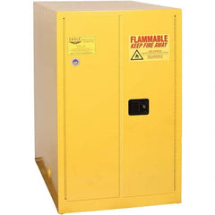 Eagle - Safety Cabinets Hazardous Chemical Type: Flammable and Combustible Liquids Color: Yellow - Apex Tool & Supply