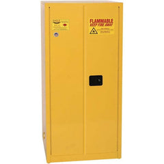 Eagle - Safety Cabinets Hazardous Chemical Type: Flammable and Combustible Liquids Color: Yellow - Apex Tool & Supply
