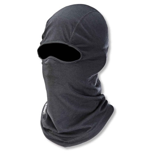 6824 Black Wool Blend Balaclava - Apex Tool & Supply