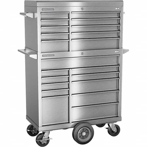Champion Tool Storage - Tool Storage Combos & Systems Type: Top Chest/Roller Cabinet Combo with Maintenance Cart Drawers Range: 16 Drawers or More - Apex Tool & Supply