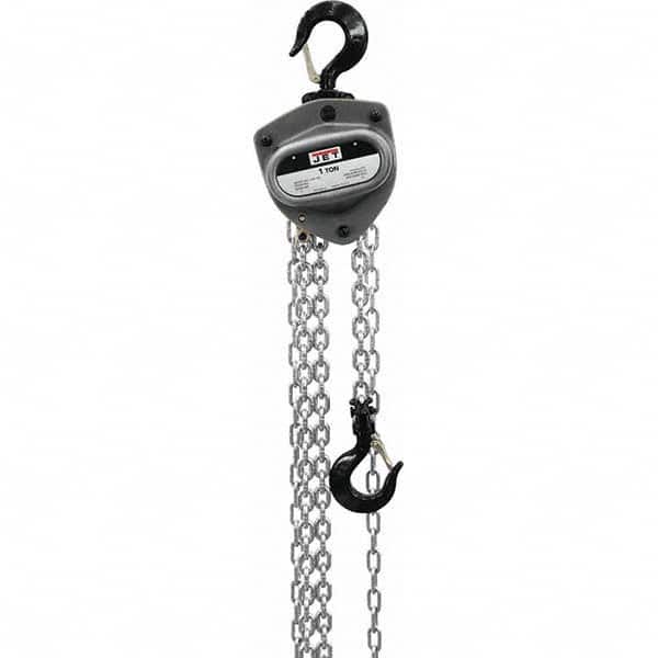 Jet - 4,000 Lb Capacity, 40' Lift Height, Manual Chain Hoist - Apex Tool & Supply