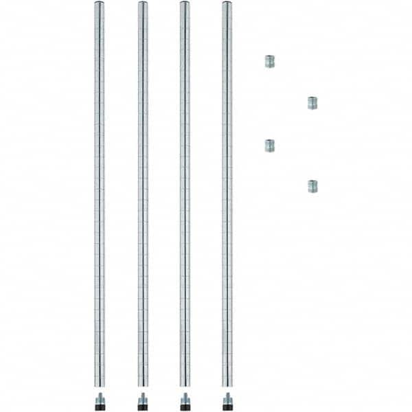 ALERA - 36" Wide x 36" High Open Shelving Wire Shelving - Apex Tool & Supply