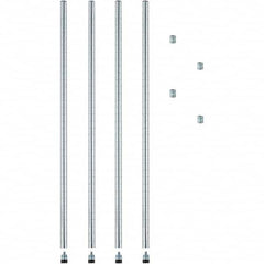 ALERA - 36" Wide x 36" High Open Shelving Wire Shelving - Apex Tool & Supply