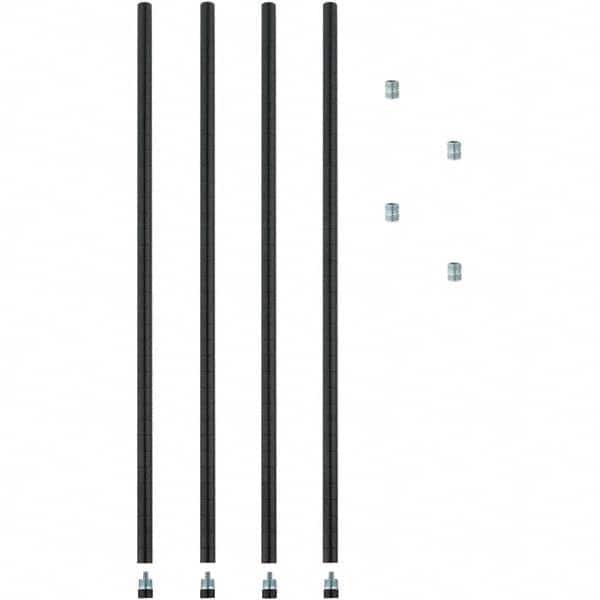 ALERA - 36" Wide x 36" High Open Shelving Post For Wire Shelving - Apex Tool & Supply