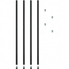 ALERA - 36" Wide x 36" High Open Shelving Post For Wire Shelving - Apex Tool & Supply