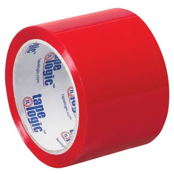 Tape Logic - Pack of (6) 55 Yd Rolls 3" Red Box Sealing & Label Protection Tape - Apex Tool & Supply