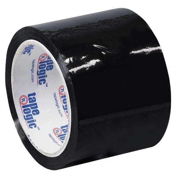 Tape Logic - Pack of (6) 55 Yd Rolls 3" Black Box Sealing & Label Protection Tape - Apex Tool & Supply