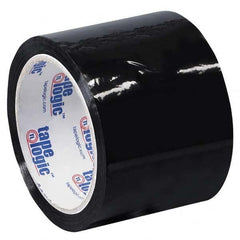 Tape Logic - Pack of (6) 55 Yd Rolls 3" Black Box Sealing & Label Protection Tape - Apex Tool & Supply