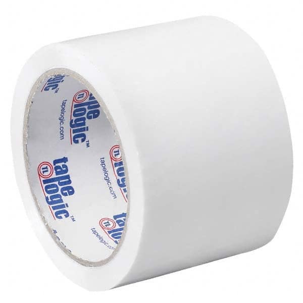 Tape Logic - Pack of (6) 55 Yd Rolls 3" White Box Sealing & Label Protection Tape - Apex Tool & Supply
