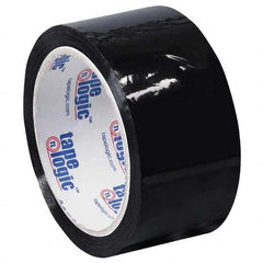 Tape Logic - Pack of (6) 55 Yd Rolls 2" Black Box Sealing & Label Protection Tape - Apex Tool & Supply
