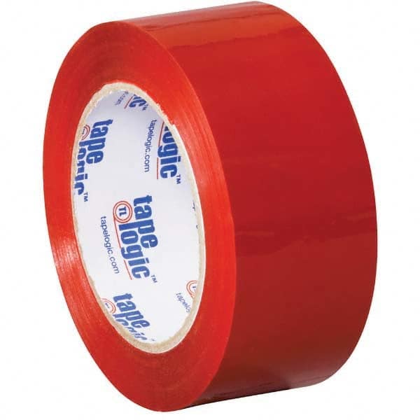 Tape Logic - Pack of (6) 110 Yd Rolls 2" Red Box Sealing & Label Protection Tape - Apex Tool & Supply