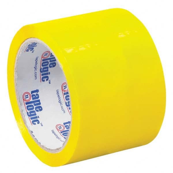 Tape Logic - Pack of (6) 55 Yd Rolls 3" Yellow Box Sealing & Label Protection Tape - Apex Tool & Supply