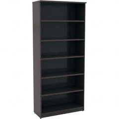 ALERA - Bookcases Height (Inch): 80-3/4 Color: Espresso - Apex Tool & Supply