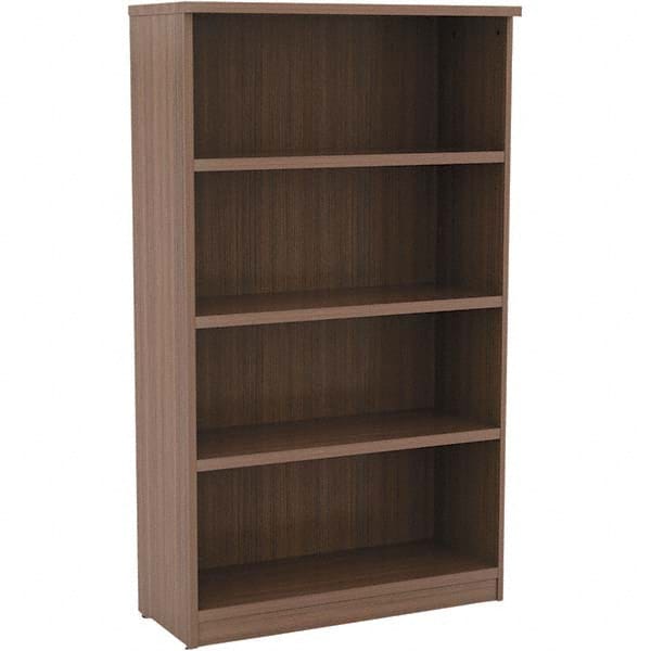 ALERA - Bookcases Height (Inch): 55 Color: Walnut - Apex Tool & Supply