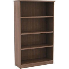ALERA - Bookcases Height (Inch): 55 Color: Walnut - Apex Tool & Supply