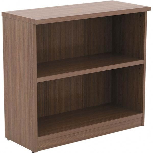 ALERA - Bookcases Height (Inch): 29-1/2 Color: Walnut - Apex Tool & Supply