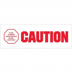 Tape Logic - Shipping & DOT Labels Message Type: Shipping Label Legend: Caution - If Seal Is Broken - Apex Tool & Supply