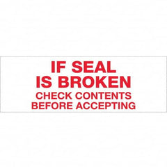 Tape Logic - Shipping & DOT Labels Message Type: Shipping Label Legend: If Seal is Broken - Apex Tool & Supply