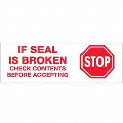 Tape Logic - Shipping & DOT Labels Message Type: Shipping Label Legend: Stop If Seal is Broken - Apex Tool & Supply