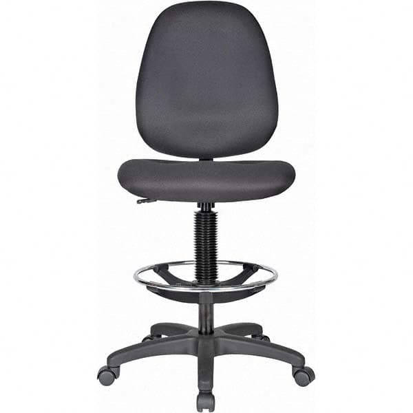 LISTA - 21 to 28-1/2" High Adjustable Height Swivel Stool - Apex Tool & Supply